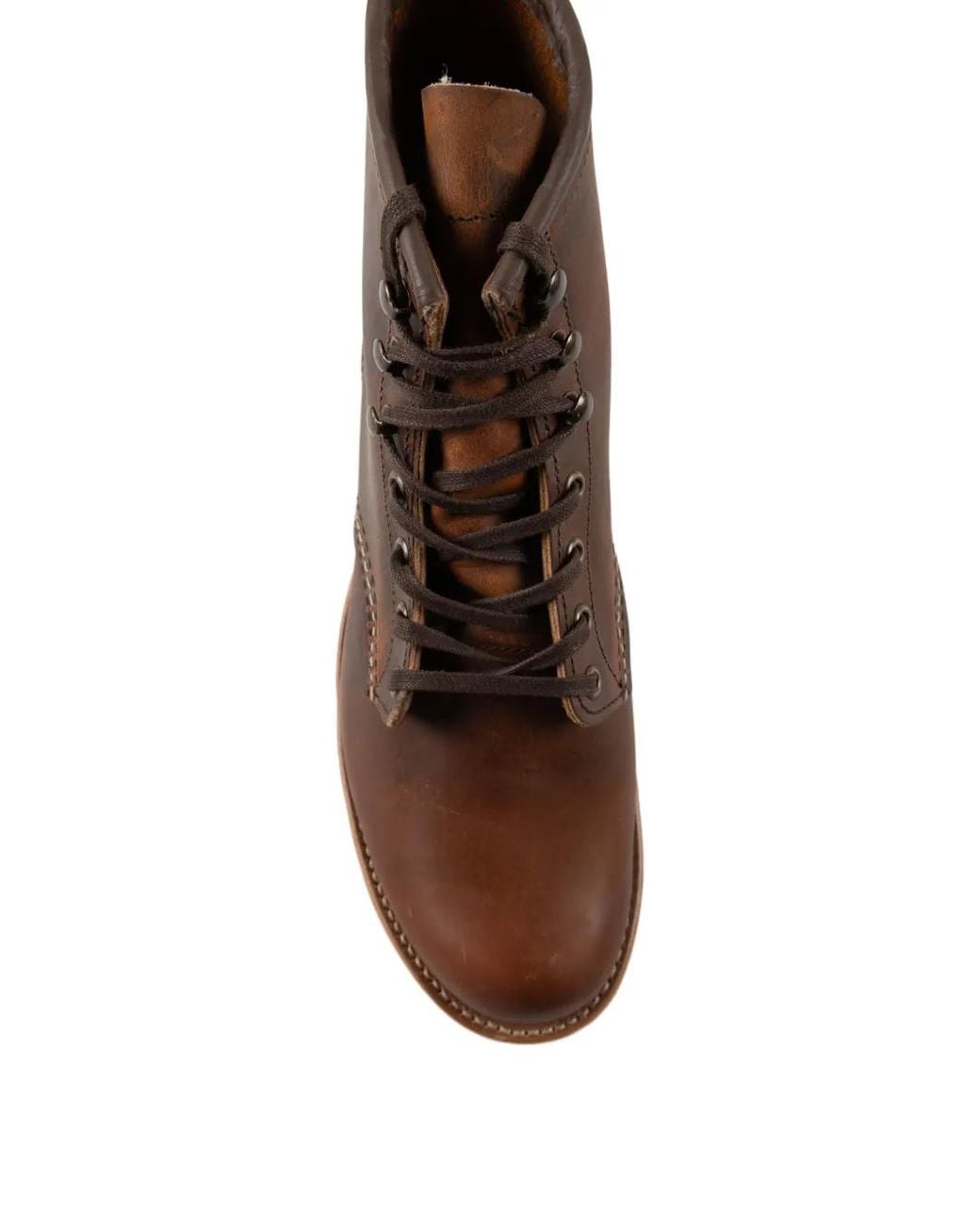 Red Wing Brown Blacksmith Combat Boots for men