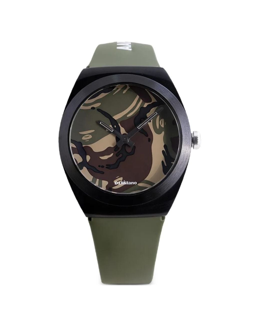 D1 Milano Gray Polycarbon Aape 34Mm Watch for men