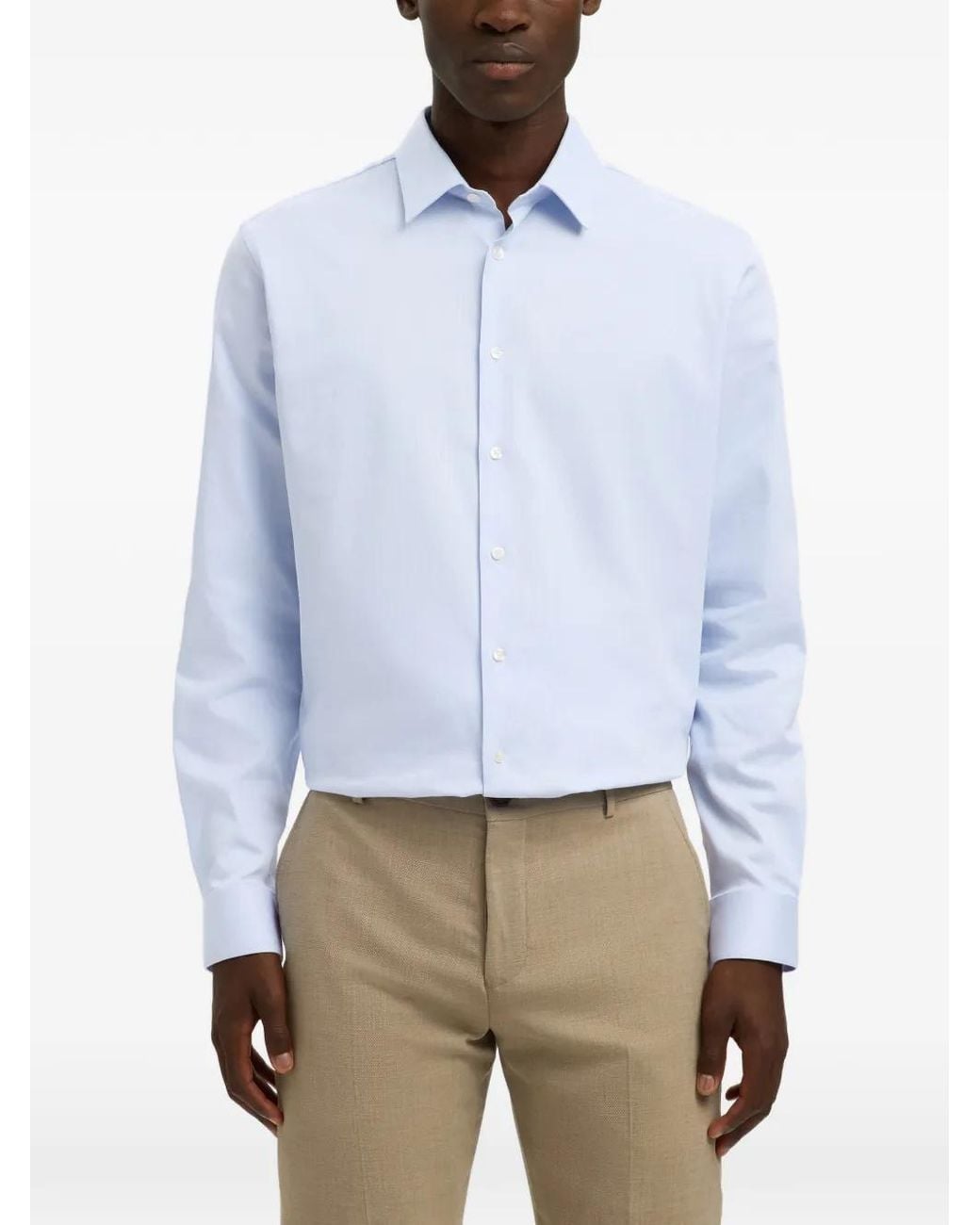 SELECTED Button-Down Overhemd in het Blue voor heren