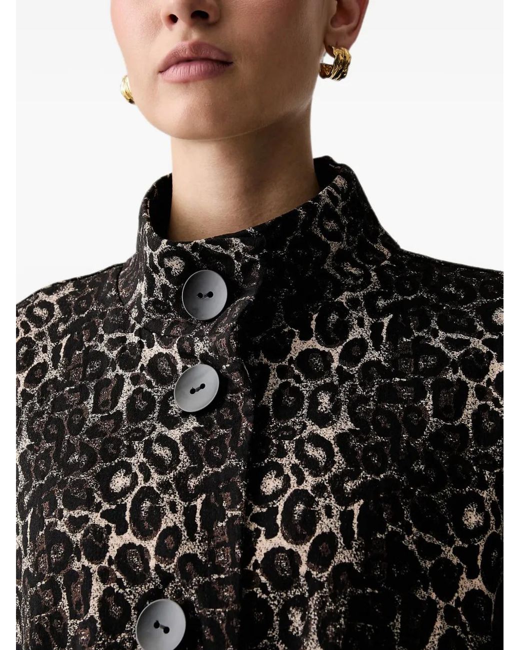 Joseph Ribkoff Jack Met Luipaardprint in het Black