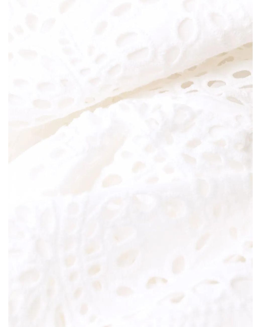 Self-Portrait White Broderie Maxi Dress
