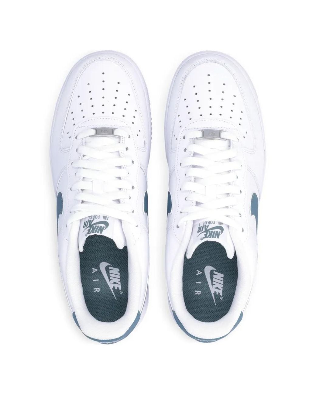 Nike White Air Force 1 '07 Lace-Up Leather Sneakers