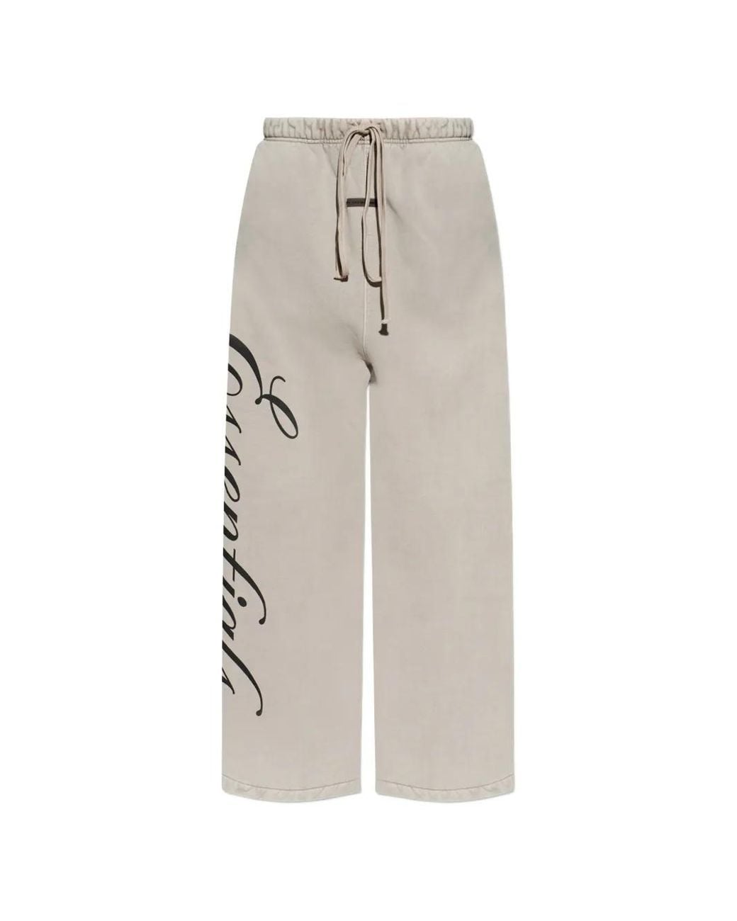 Fear Of God White Logo-Print Track Pants for men