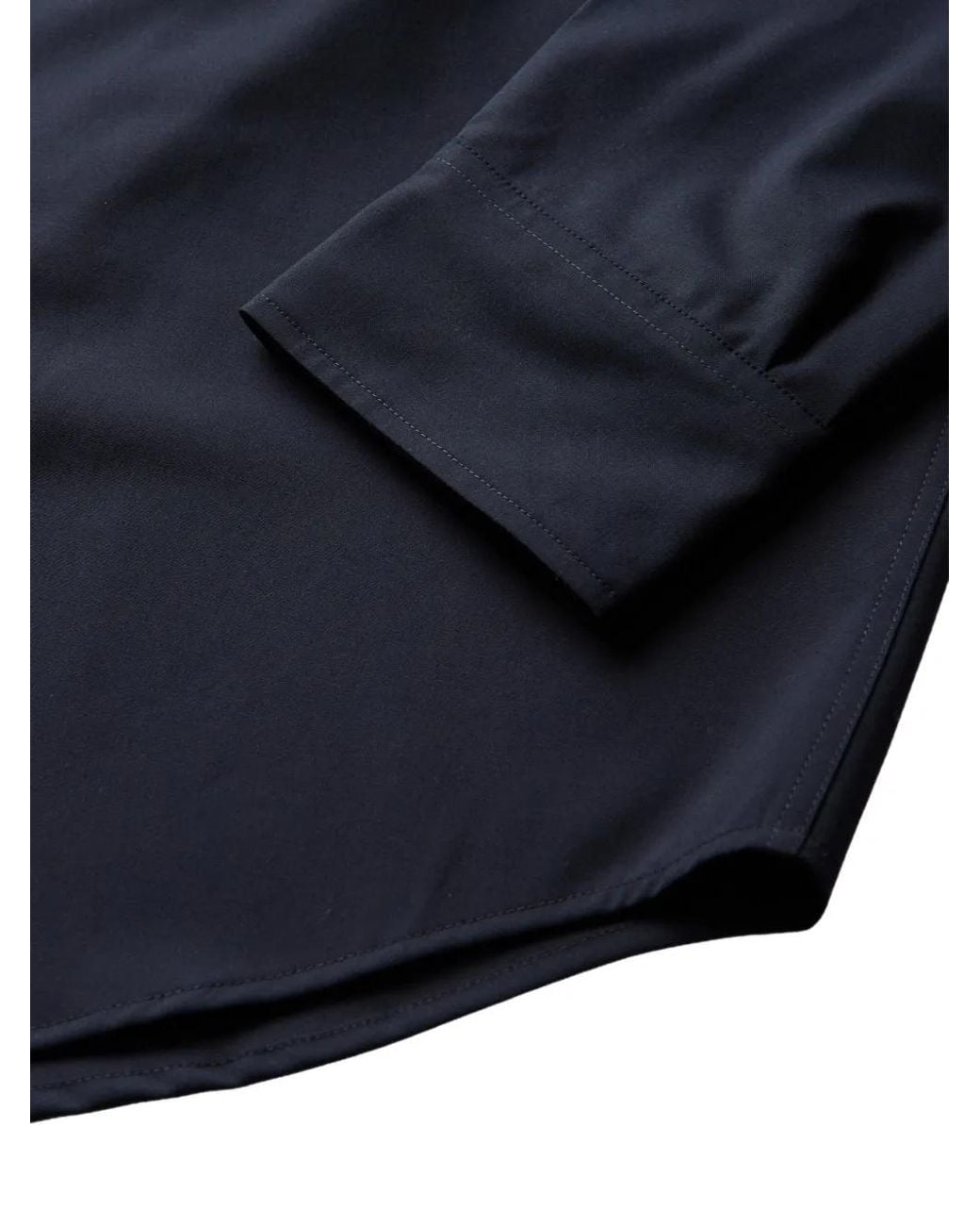 _J.L - A.L_ Blue Triple Collar Long-Sleeve Button-Down Shirt for men