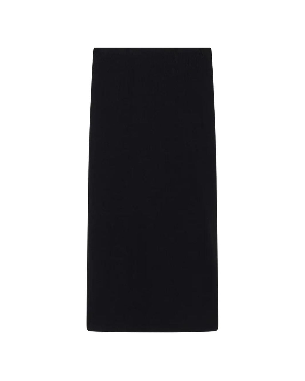 ARMANI EXCHANGE Black Ribbed Pencil Skirt