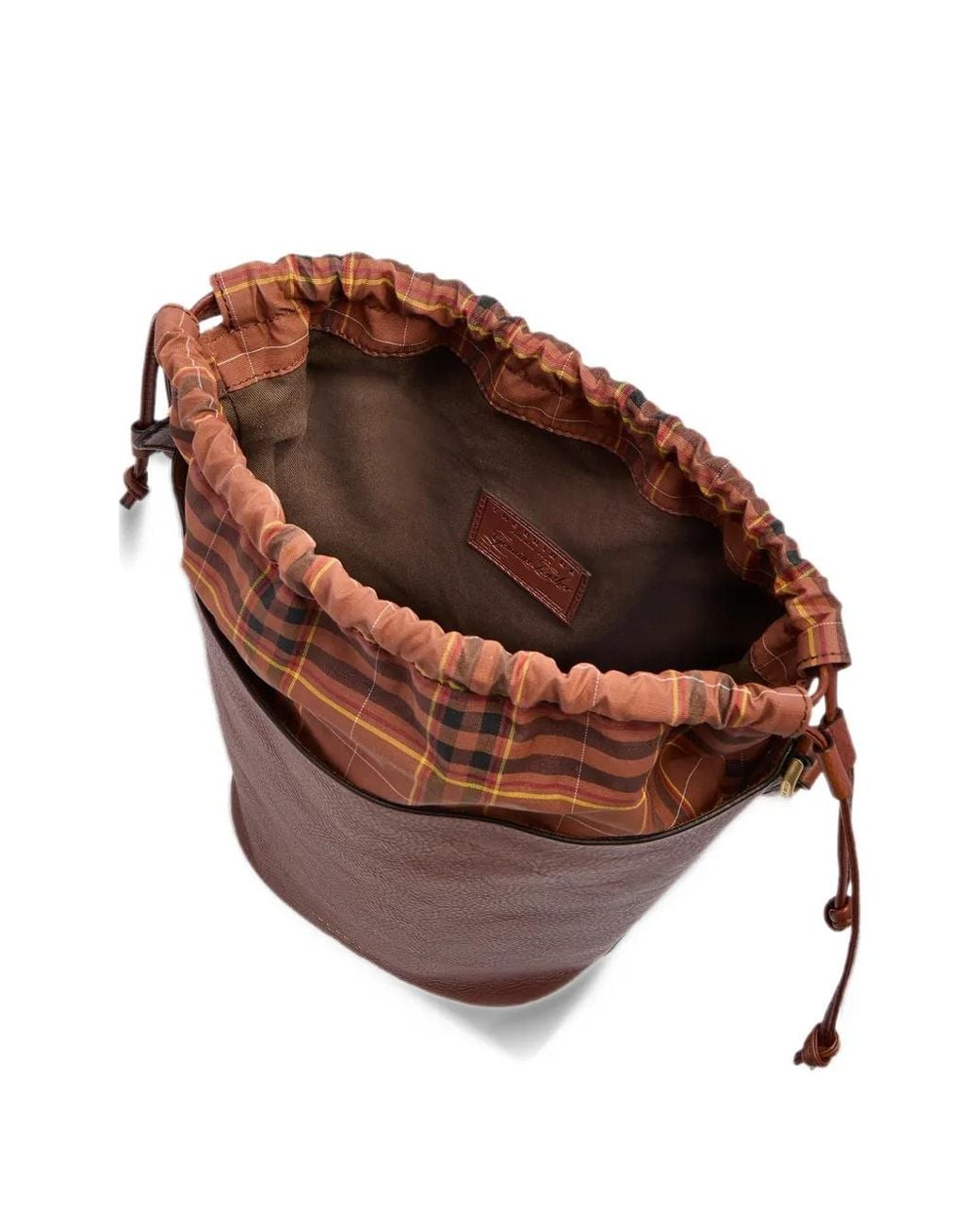 The Bridge Leather Bucket Bag in Purple | Lyst