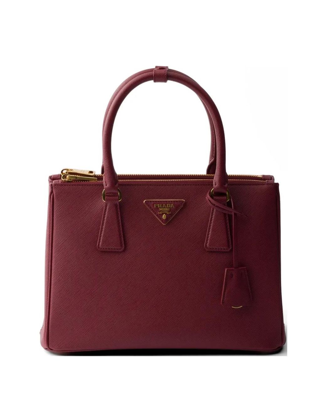 Prada Red Galleria Medium Saffiano Leather Bag