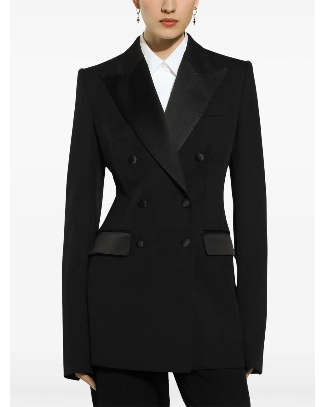 Dolce & Gabbana Black Blazer Doppiopetto
