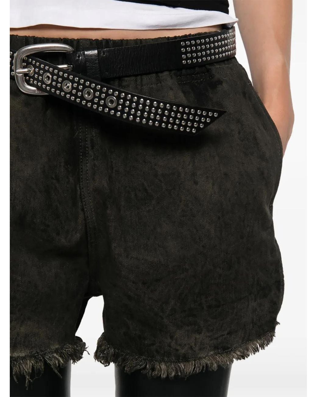 Rick Owens Black Shorts