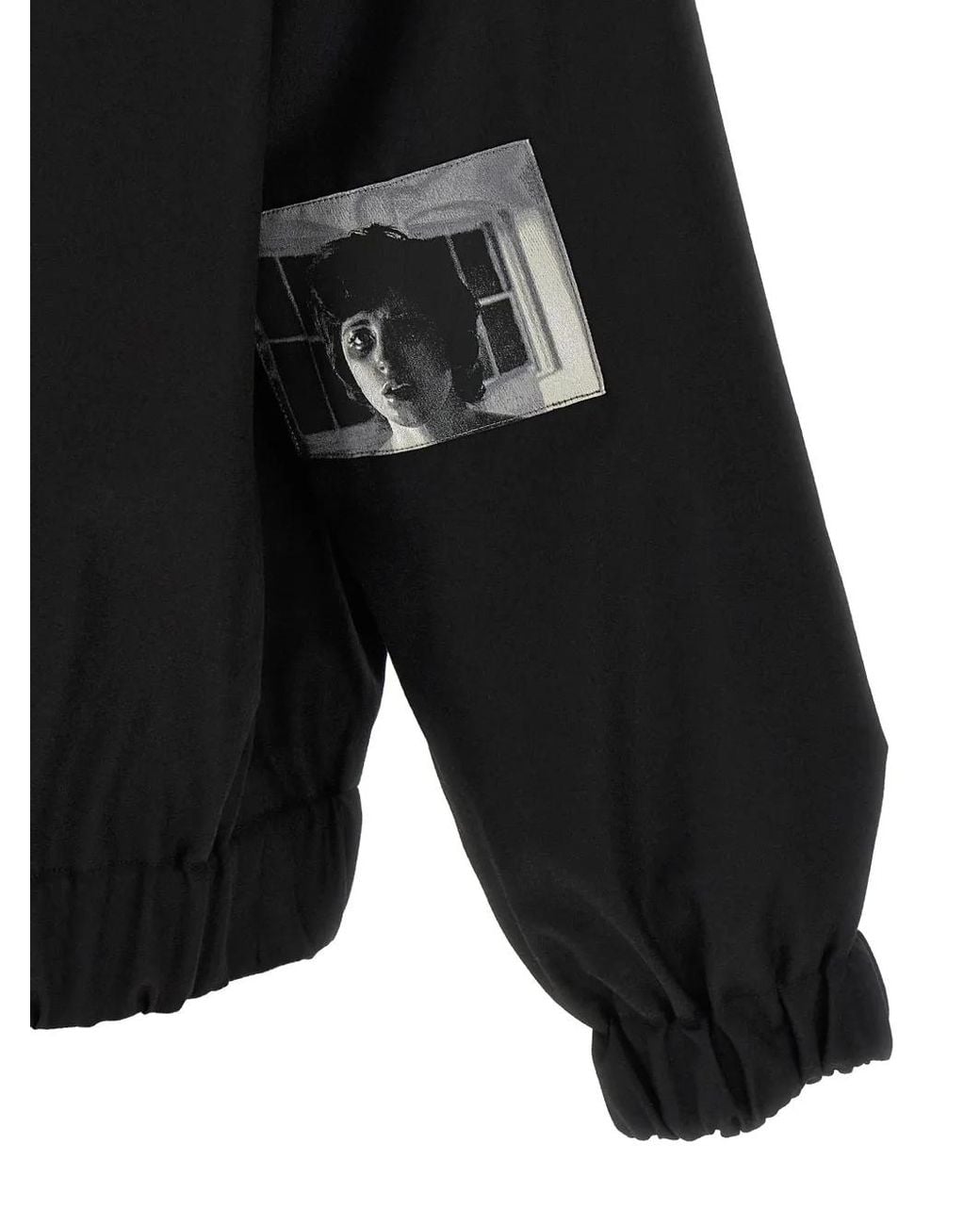 Undercover Black Cindy Sherman Patch Bomber Jacket for men