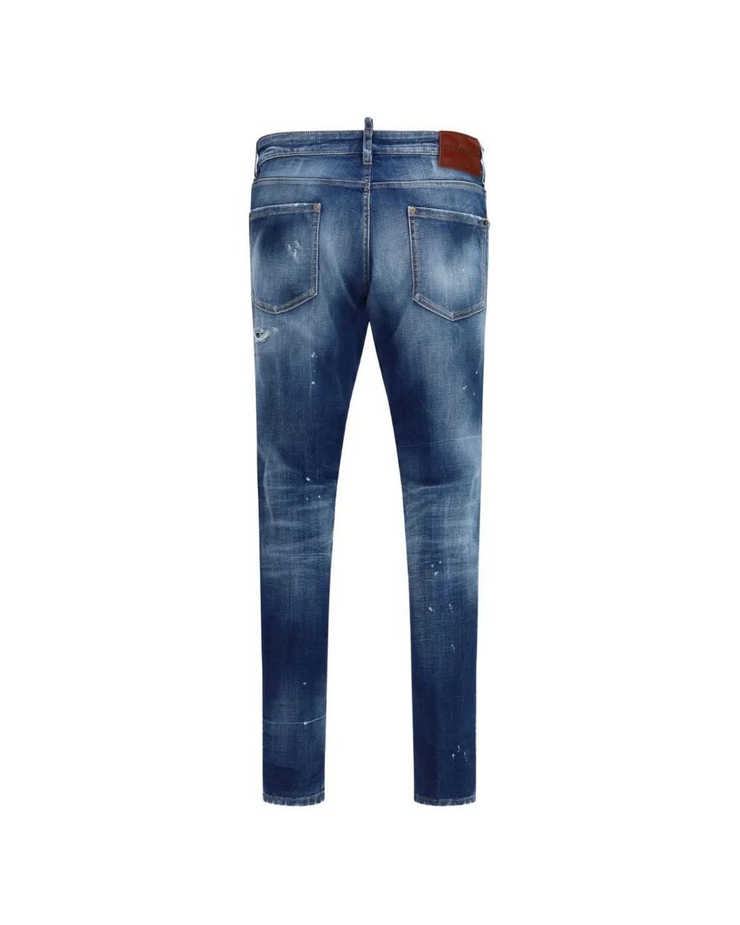 DSquared² Blue Distressed Jeans for men