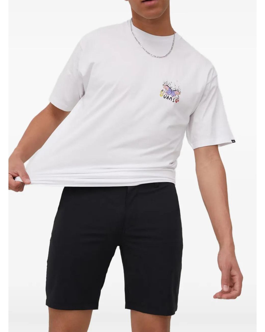 Rip Curl Black Twisted 18 Chino Shorts for men