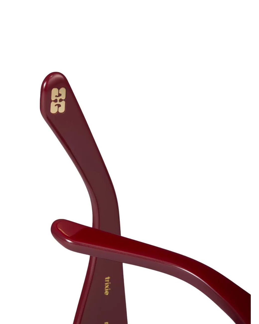 Ganni Purple X Ace & Tate Trixie Cat-Eye Sunglasses