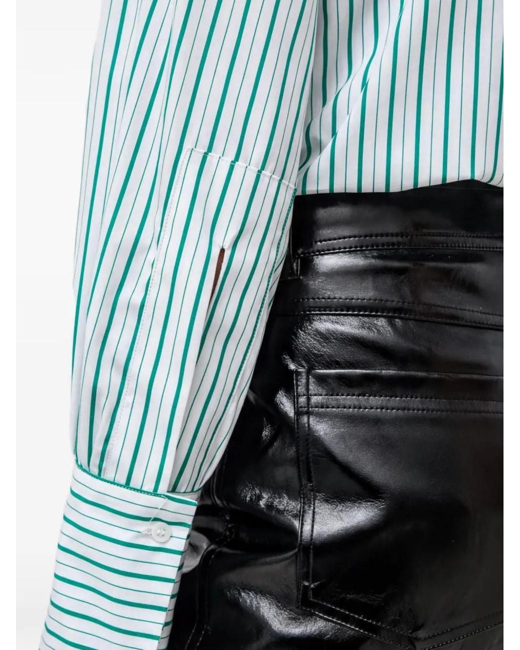 Beatrice B. Gestreept Blouse in het Green