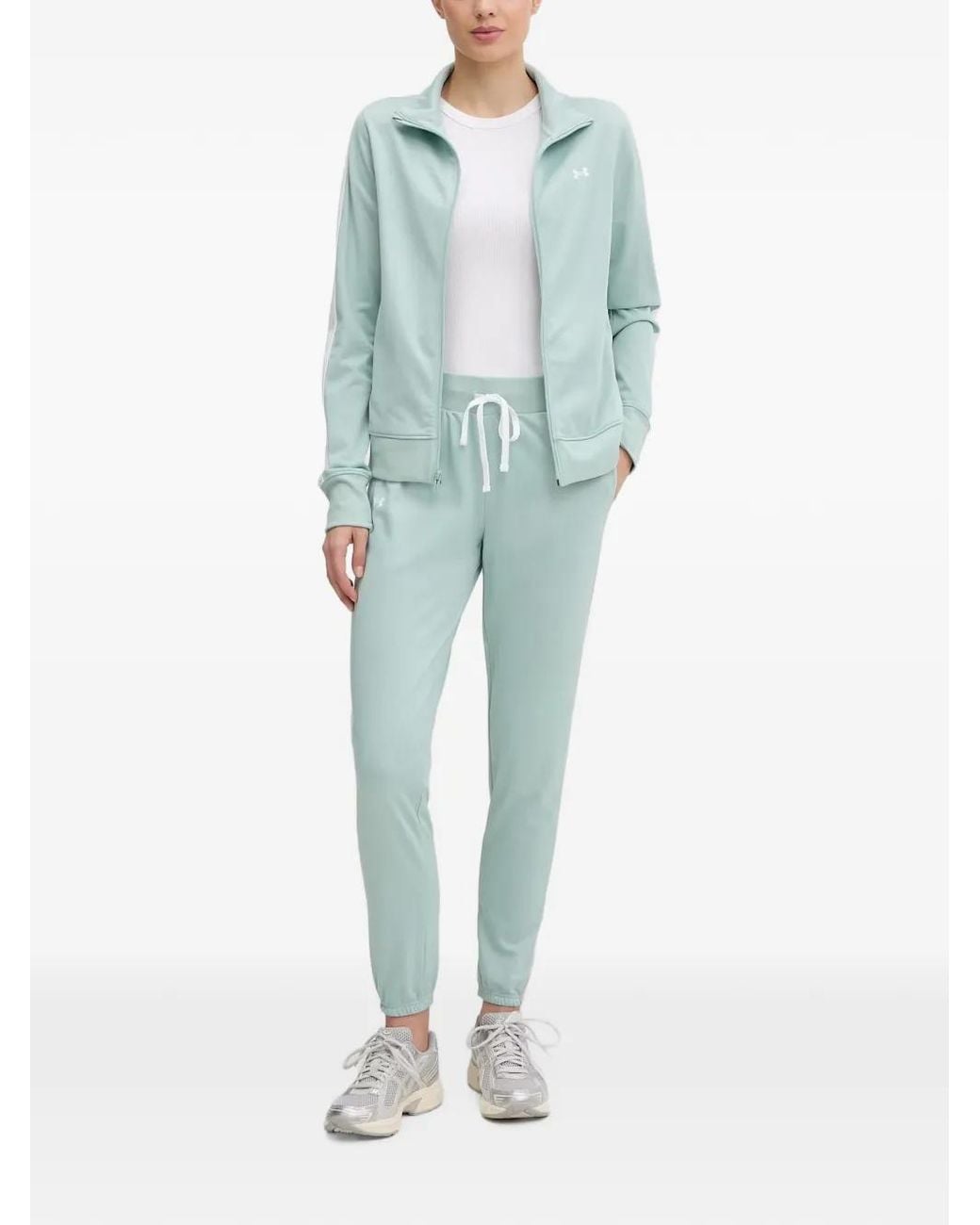 Under Armour Blue Tricot Logo-Print Tracksuit