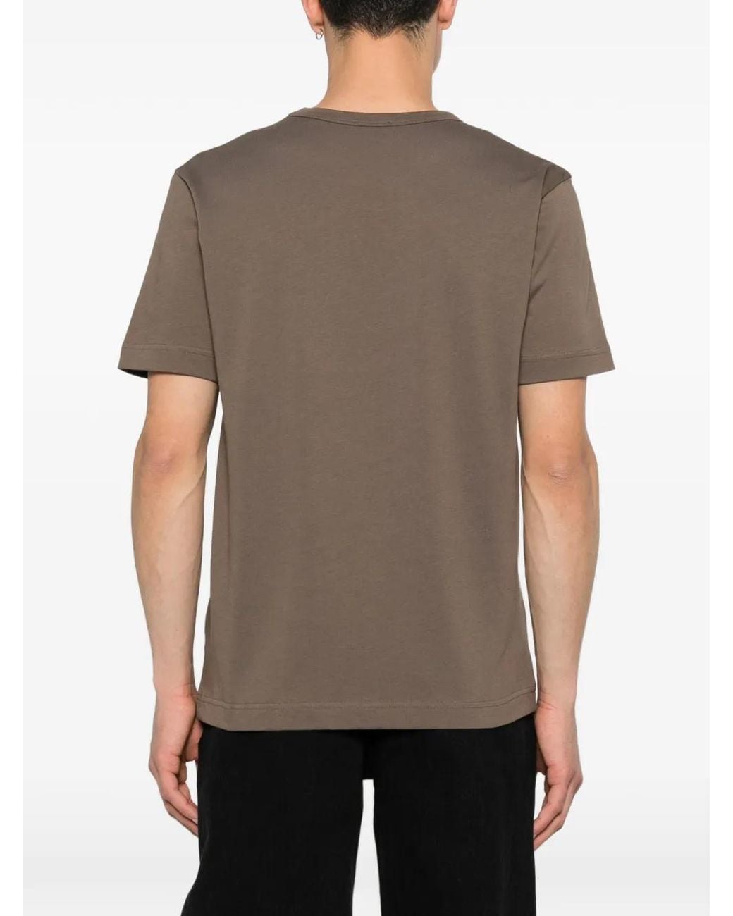 Sunspel Brown Regular-Fit T-Shirt for men