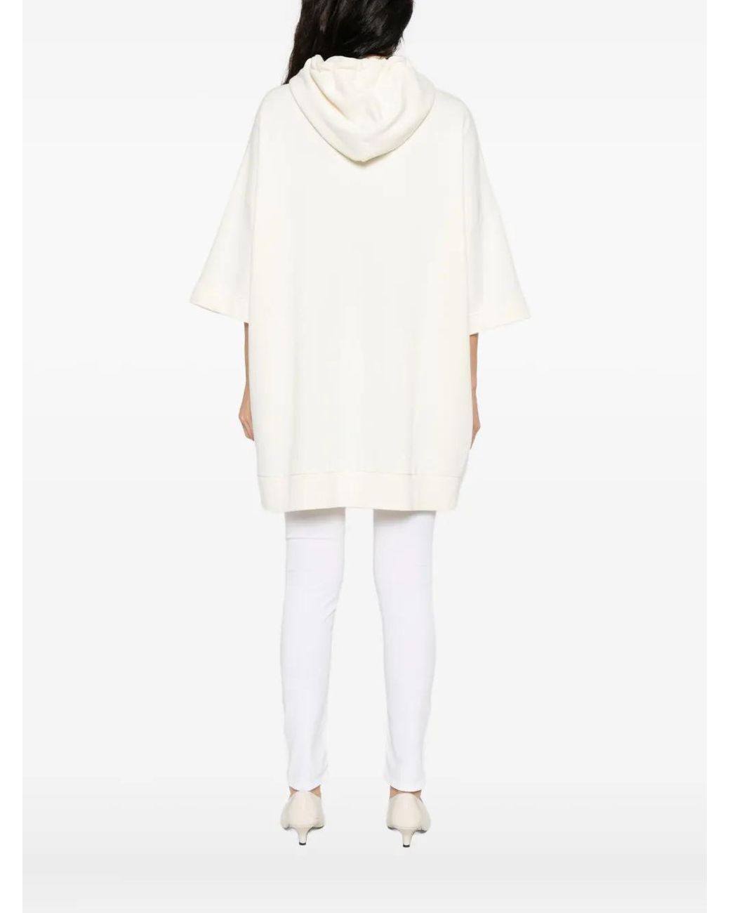Marc O' Polo White Short-Sleeved Hoodie