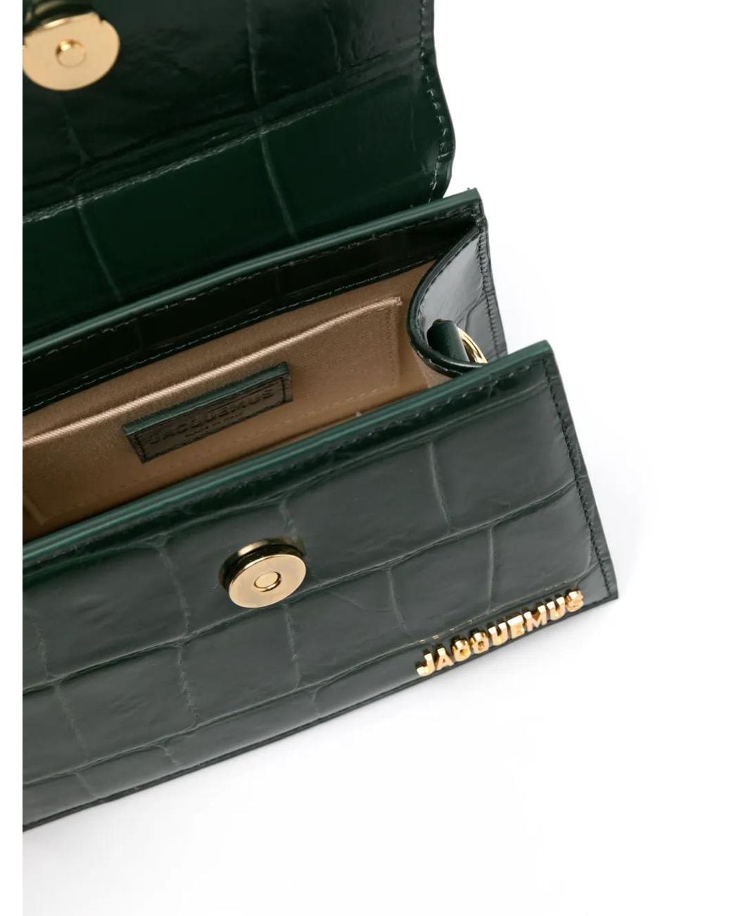 Jacquemus Green Le Chiquito Moyen Boucle Tote Bag