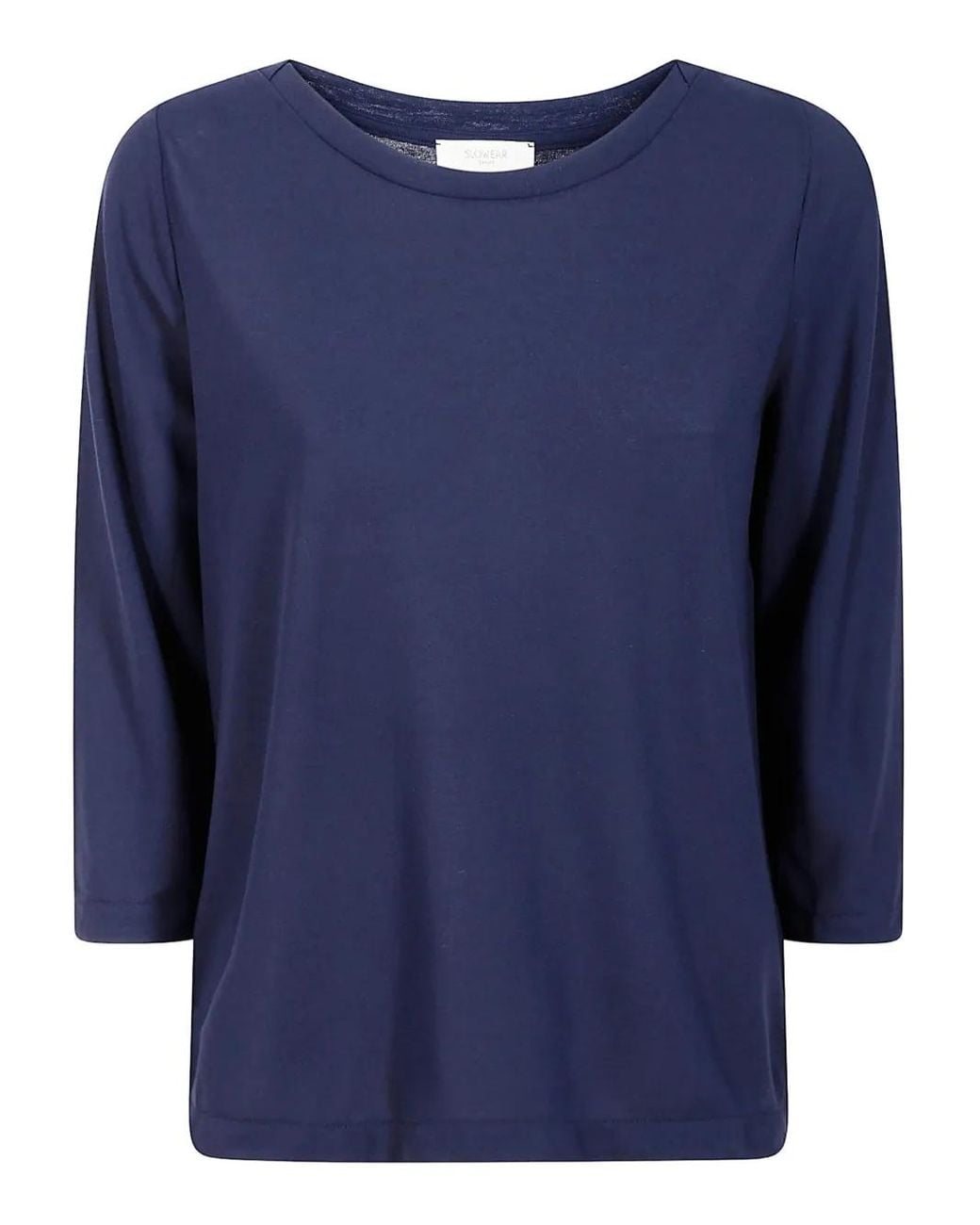 Zanone Top Met Boothals in het Blue