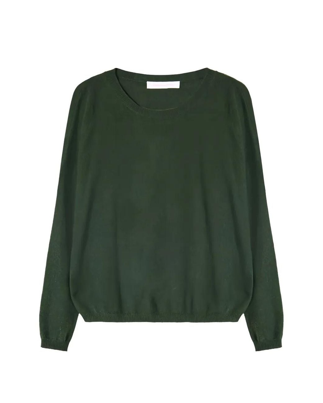 ABSOLUT CASHMERE Green Kaira Fine-Knit Round-Neck Jumper