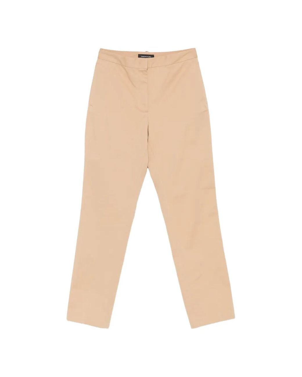 Fabiana Filippi White Pressed-Stud Trousers