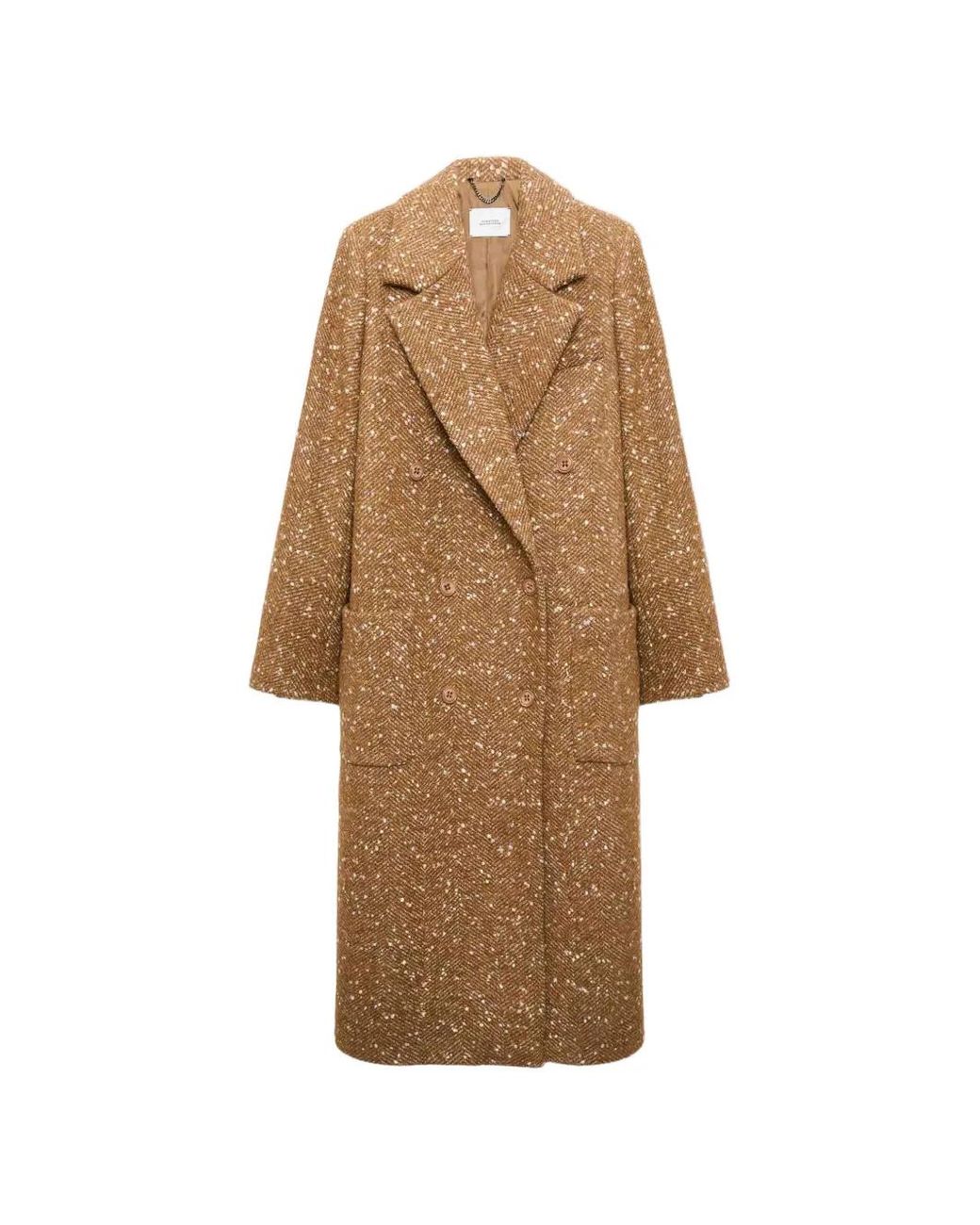 Dorothee Schumacher Natural Manteau En Tweed À Boutonnière Croisée
