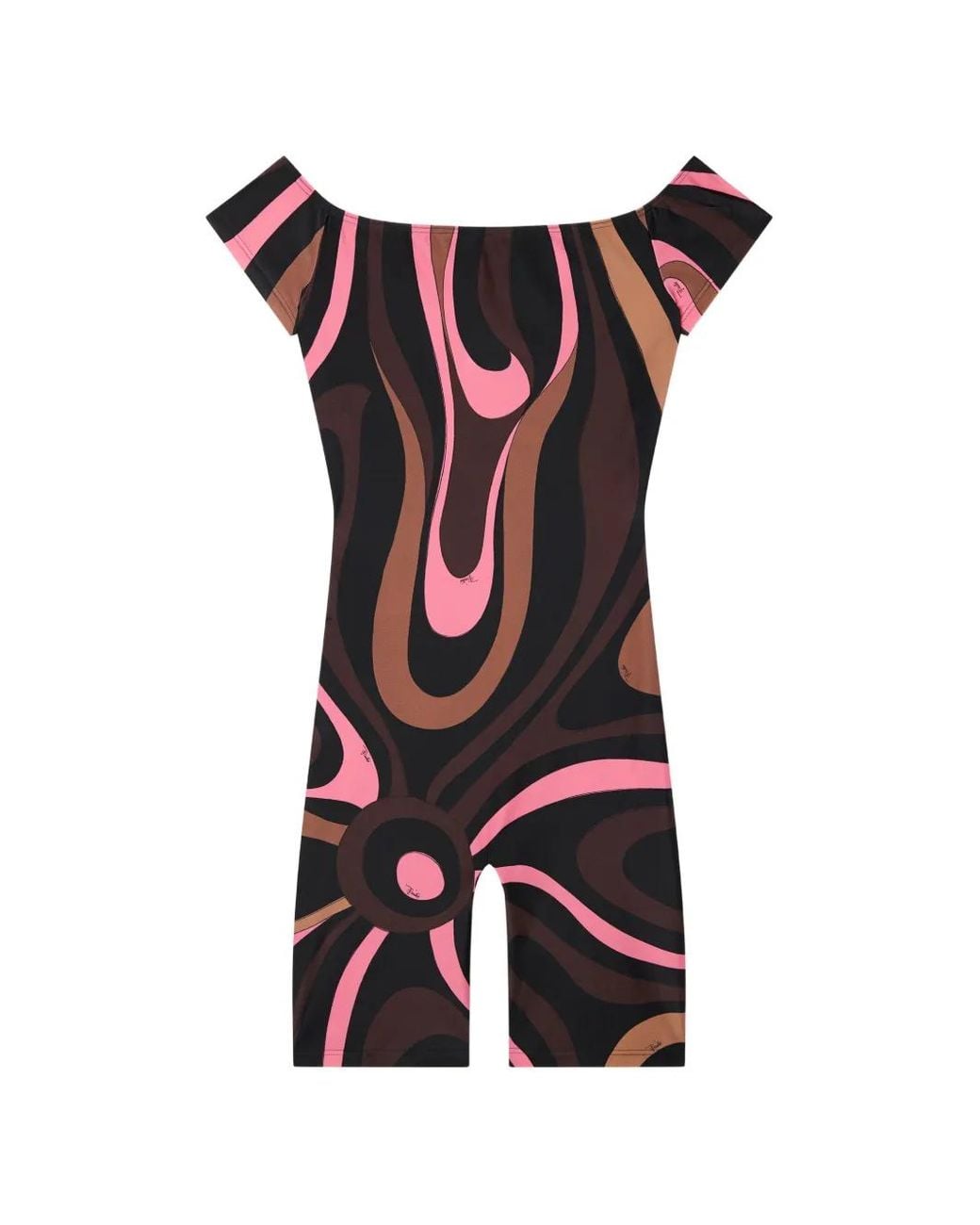 Emilio Pucci White Marmo Print Jumpsuit
