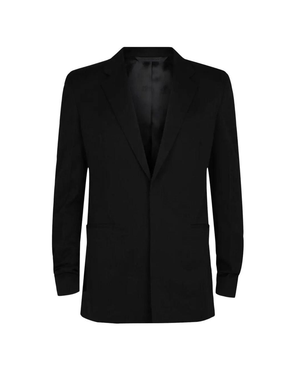 Givenchy Blazer Met Bewerkte Revers in het Black voor heren