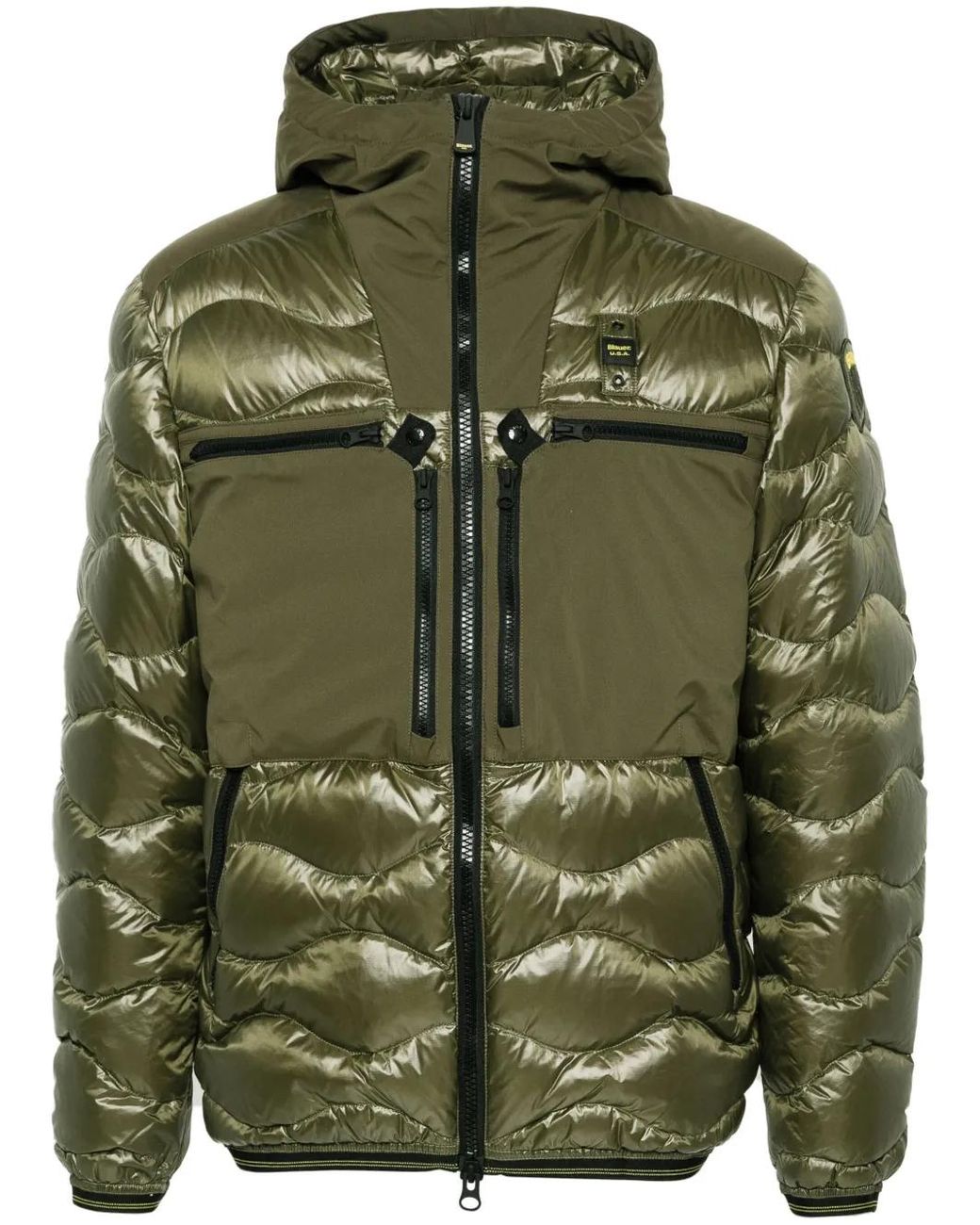 Blauer Green Padded Hooded Jacket for men