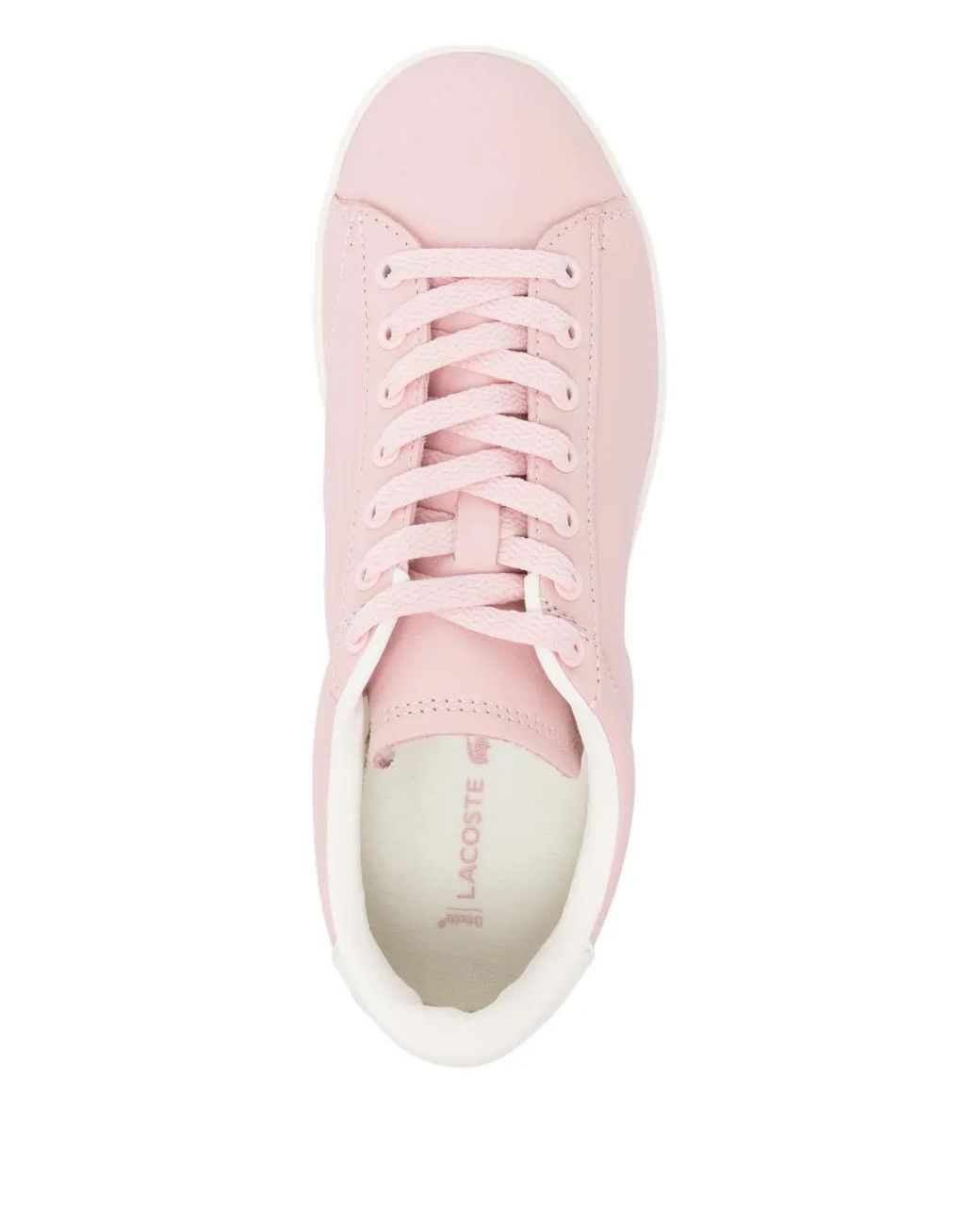 Baskets À Lacets Lacoste en coloris Pink