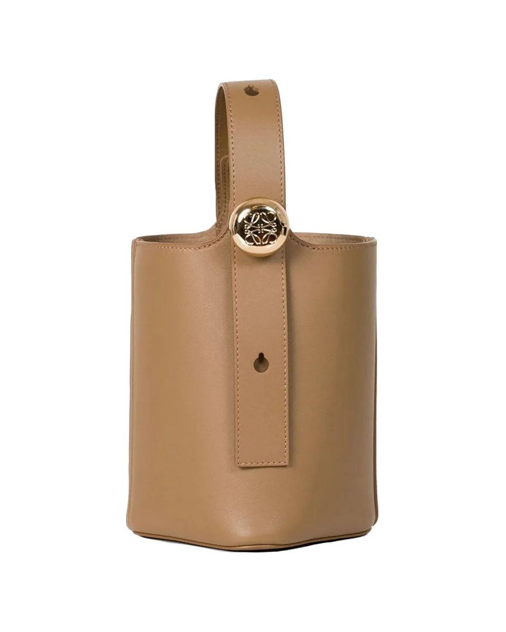Loewe Natural Mini Sac Seau Pebble En Cuir