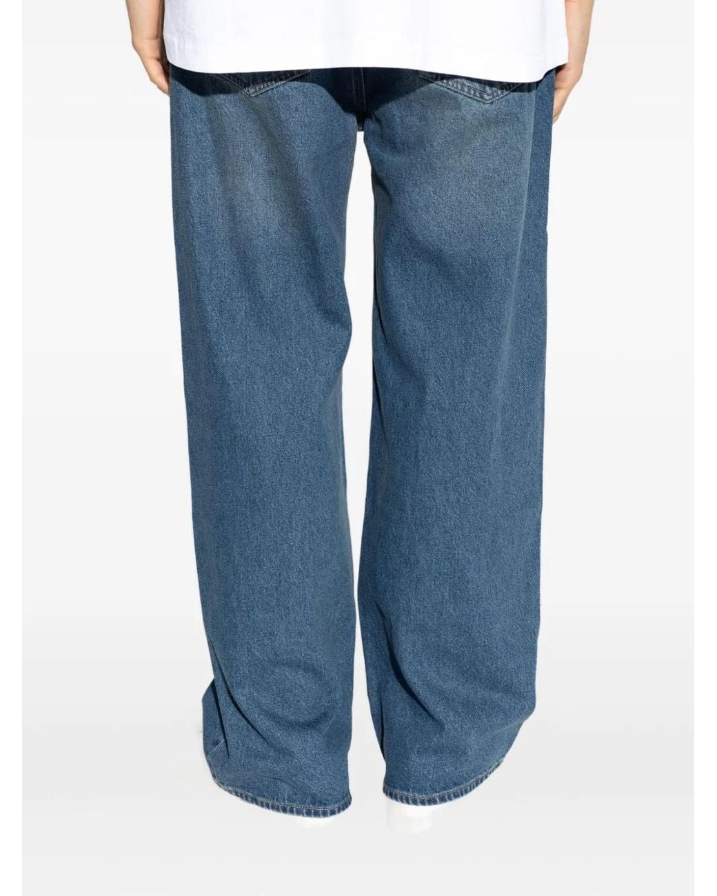 AllSaints Blue Five-Pocket Styling Jeans for men