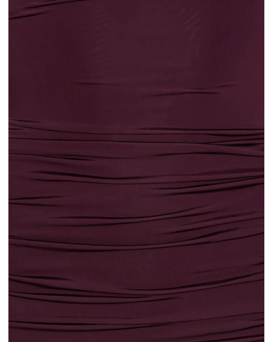ROTATE BIRGER CHRISTENSEN Purple Rotate Drapey Mini Dress