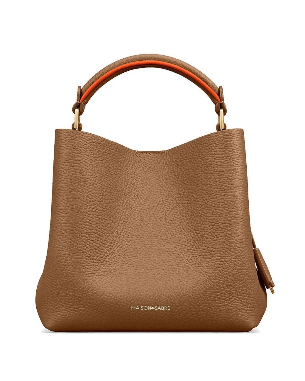 Maison De Sabre Brown The Mini Bucket Bag