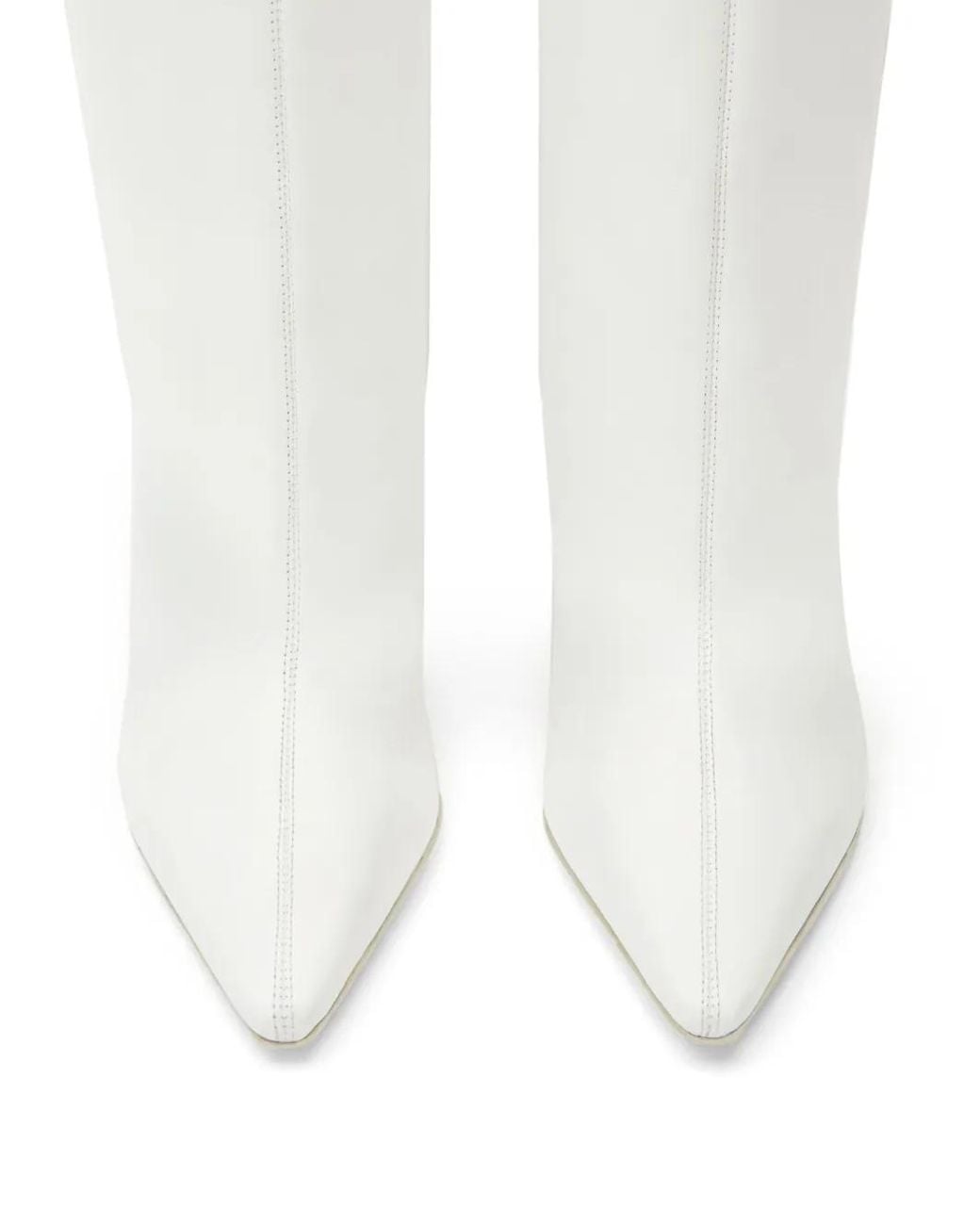 Courreges White Astro Leather Boots