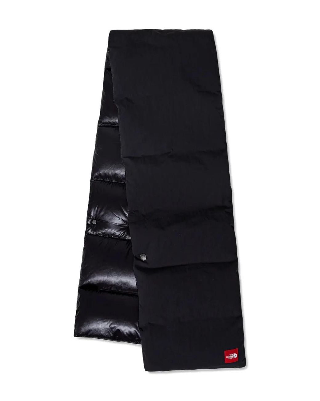 The North Face Black Button-Detail Puffer Scarf