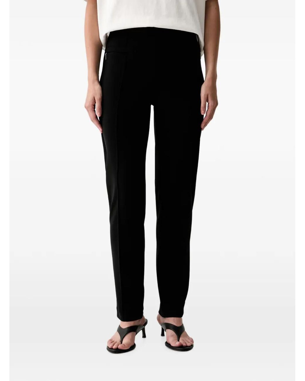 Joseph Ribkoff Black Slim-Fit Trousers