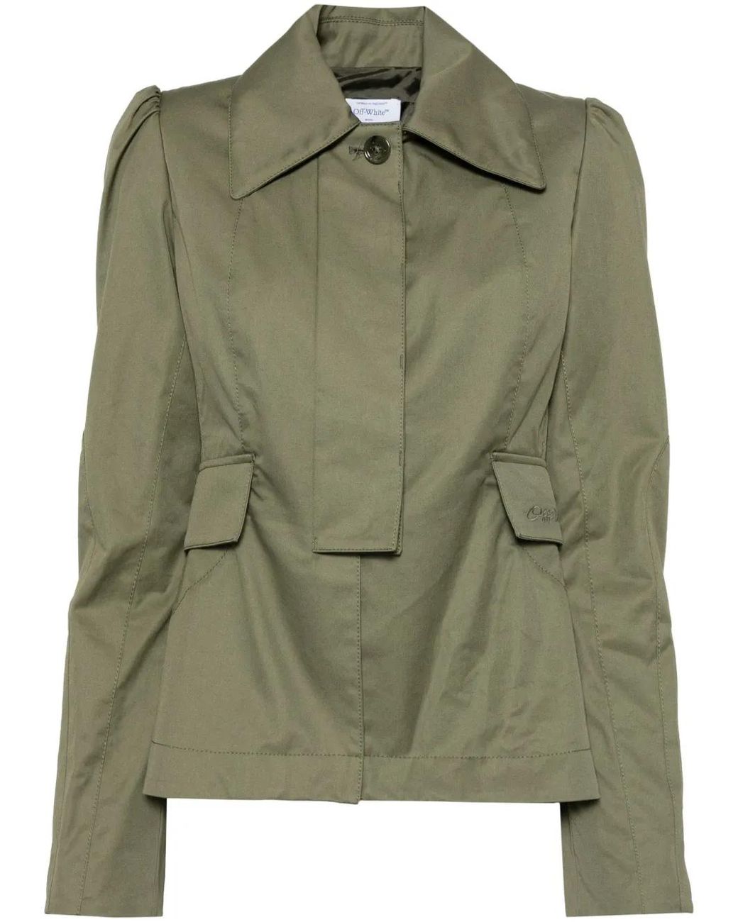 Off-White c/o Virgil Abloh Green Co Cargo Jacket