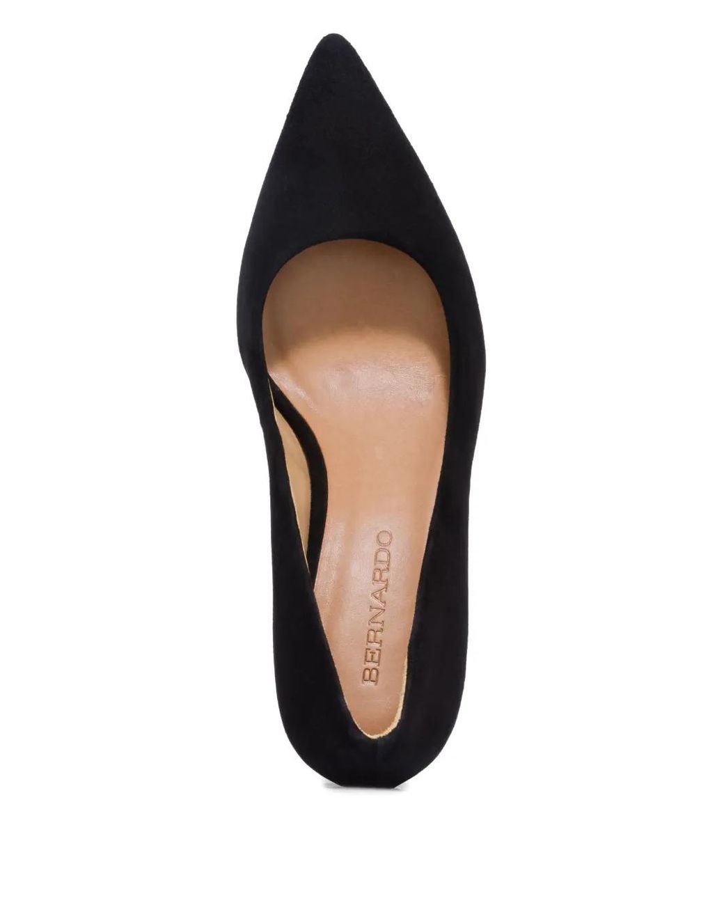 Bernardo Black 70Mm Pointed-Toe Suede Pumps