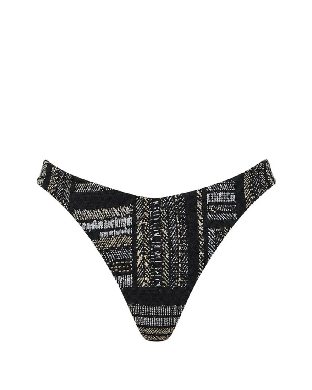 Devon Windsor Bikini Met Patroon in het Black