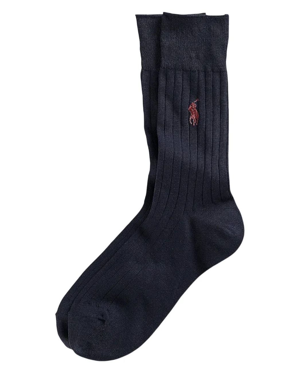 Polo Ralph Lauren Blue Embroidered Logo Socks for men
