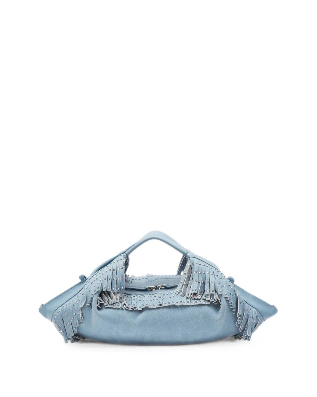 3.1 Phillip Lim White Mini Luna Fringed Shoulder Bag