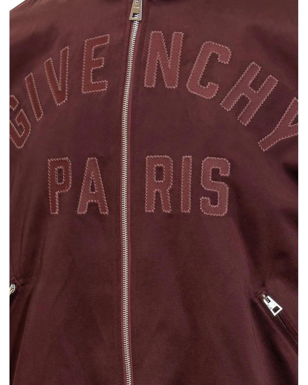 Givenchy Red Couture Seam Bomber for men