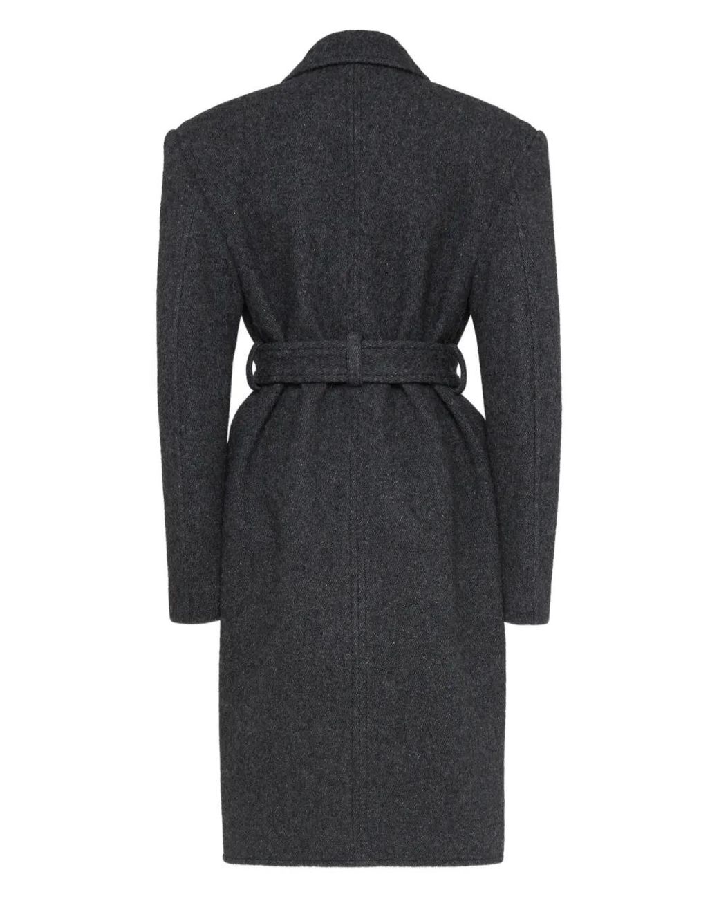 DSquared² Black Wool Coat