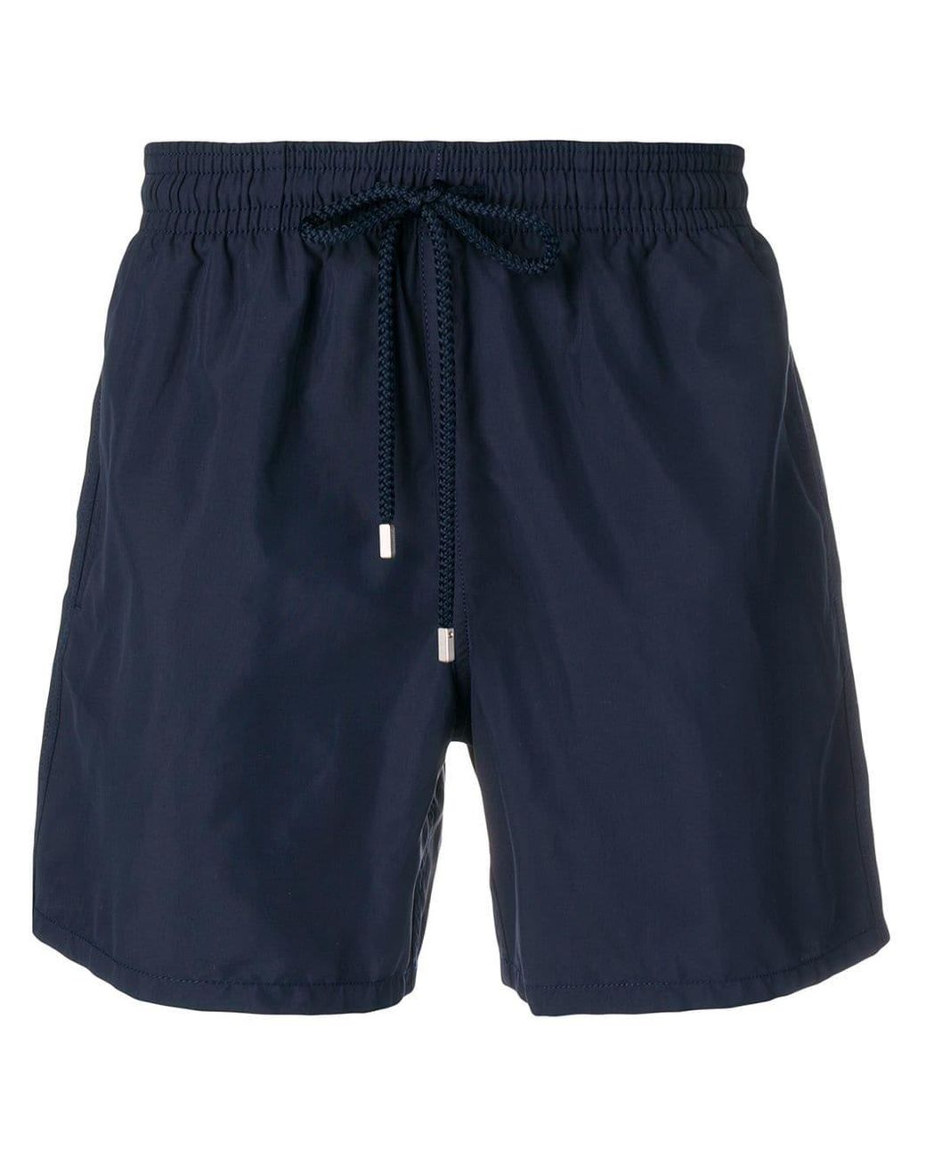 Vilebrequin Cotton Plain Swim Shorts in Blue for Men - Lyst
