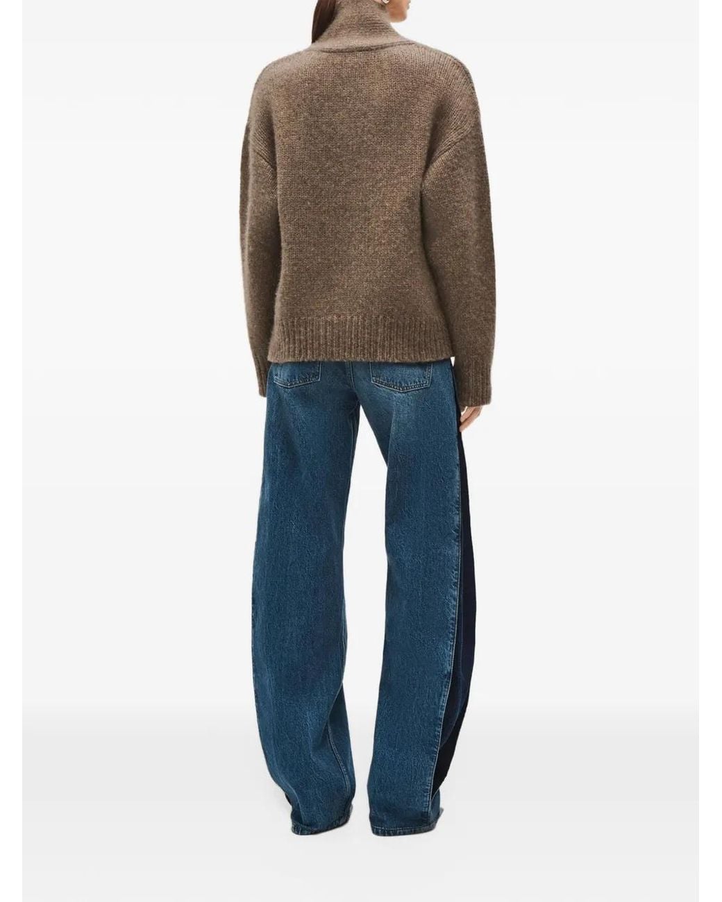 Brandon Maxwell Brown Lowen Double-Breasted Cardigan