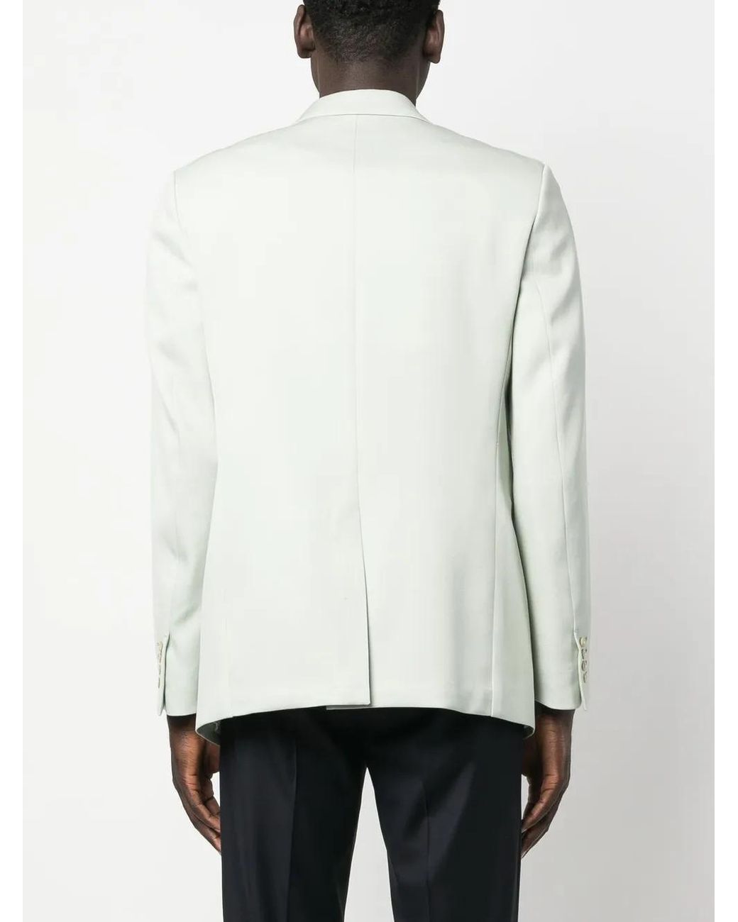Lanvin Blue Single Breasted Fashion Jacket Clothing for men
