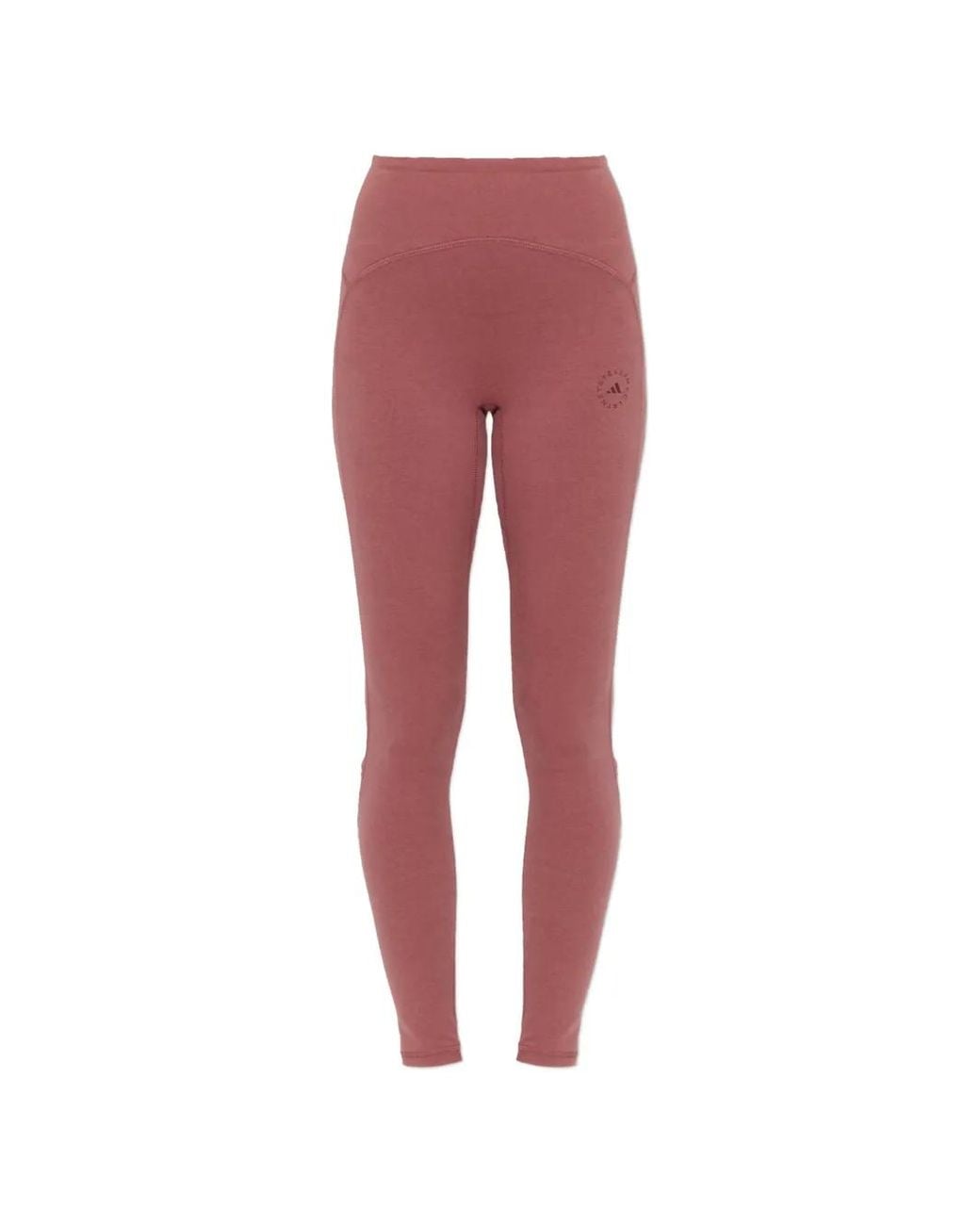 Adidas By Stella McCartney Red X Stella Mccartney Logo-Print Leggings