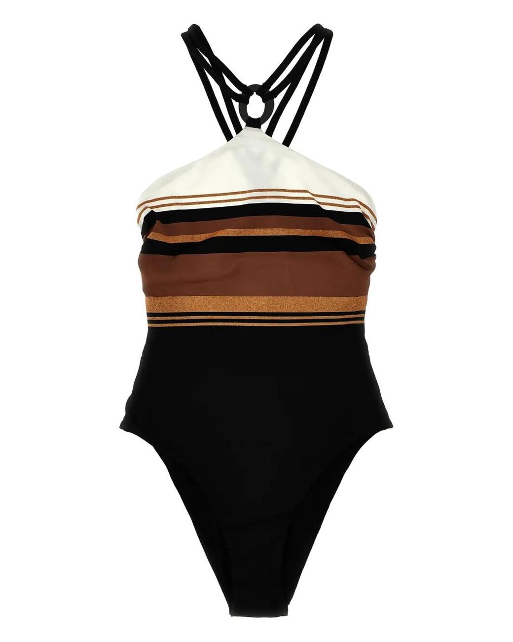 Max Mara Black Cathy Badeanzug