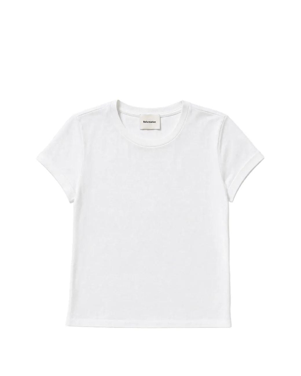 Reformation White Lissa T-Shirt